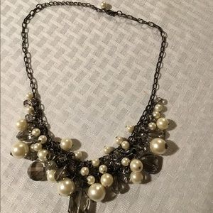 Pearl cristal necklace